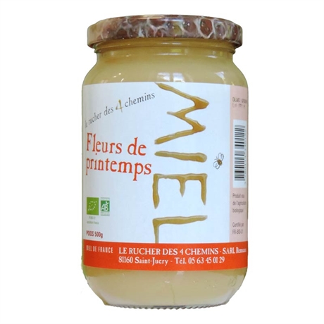 Miel de fleurs de printemps 500